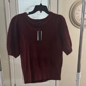 Premise Deep Red Crew Neck Sweater